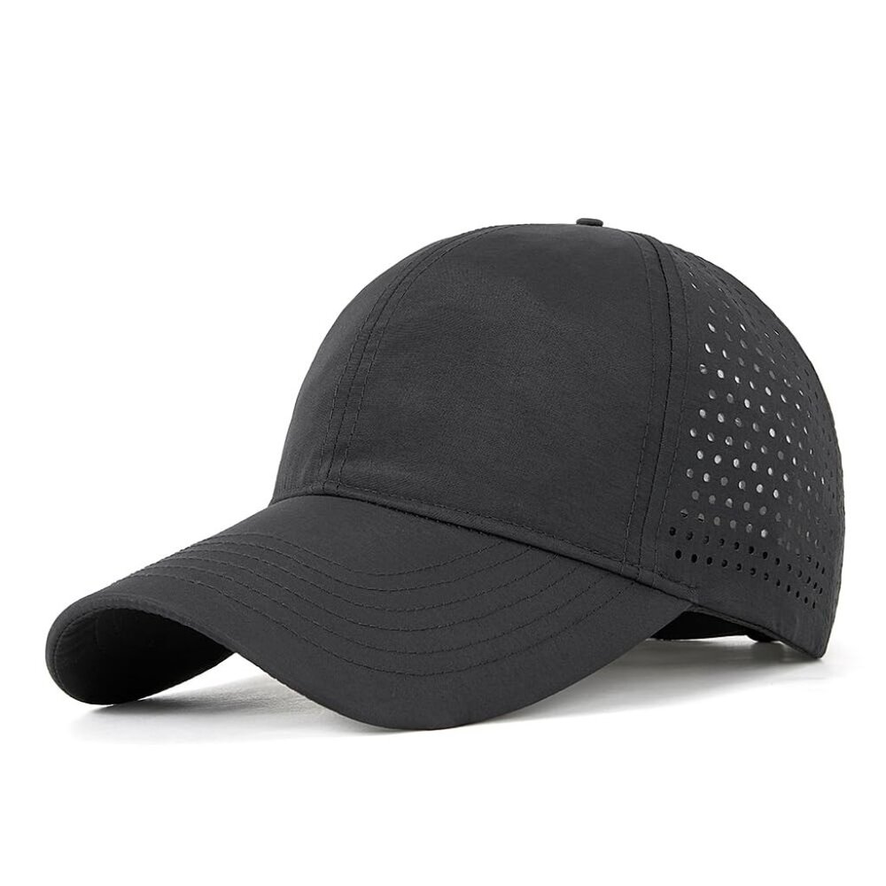 Quick Dry Baseball Cap Adjustable Mesh Breathable… - image 1